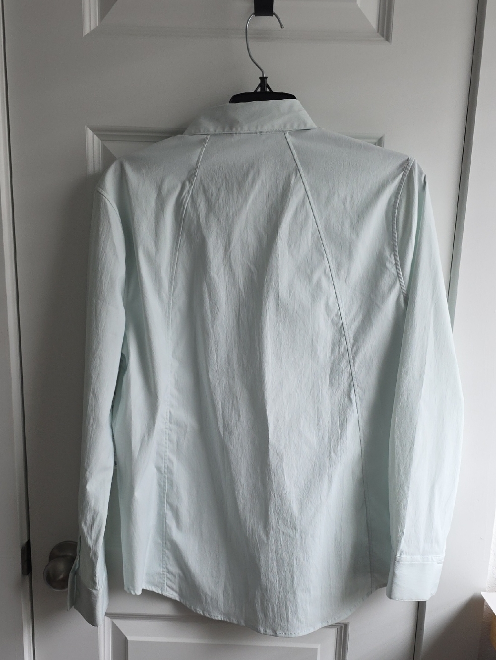 Athleta Midtown Shirt Mint Green Button-Up Medium G54 - Picture 3 of 8